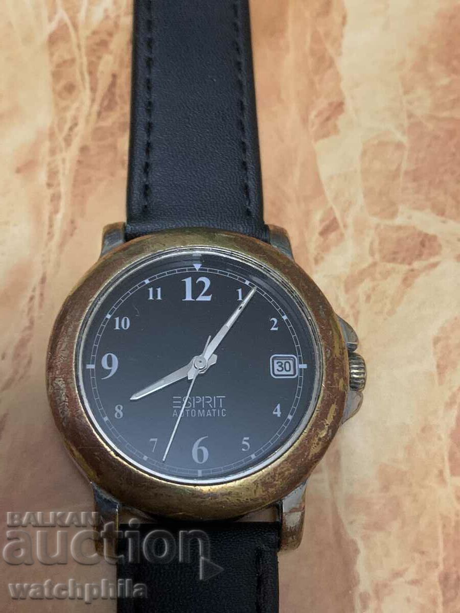 Ανδρικό ρολόι Esprit Automatic, λειτουργικό. Σπάνιος