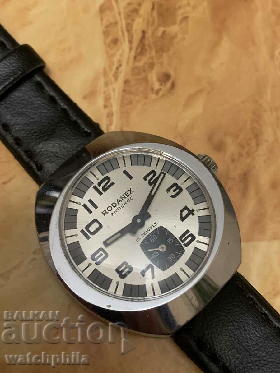 Rodanex швейцарски мъжки механичен часовник, работи. Рядък