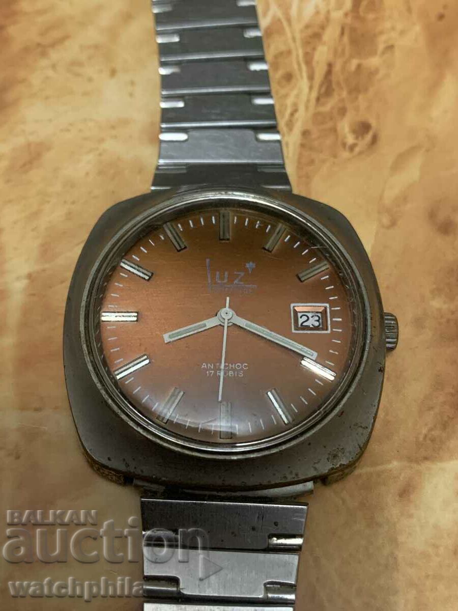 Luz Prestige швейцарски мъжки механичен часовник, работи.