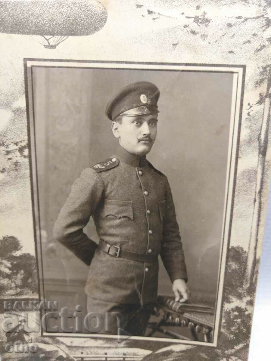 ROYAL PHOTO - PSV, SOLDIER, UNIFORM, EPAULETTES, DIRIGIBLE with price 45.00 BGN | € 23.01