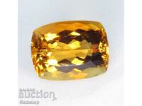 BZC! 10.12 k natural citrine cushion cert.GGL from 1 st!