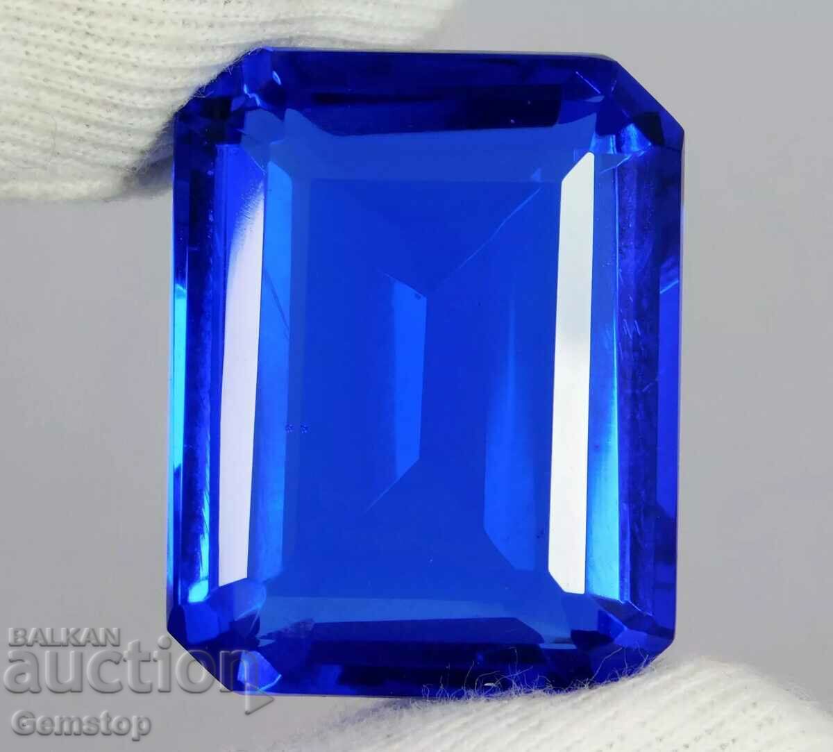 BZC! 78.20 ct natural tanzanite emerald cert.OMGTL from 1st!