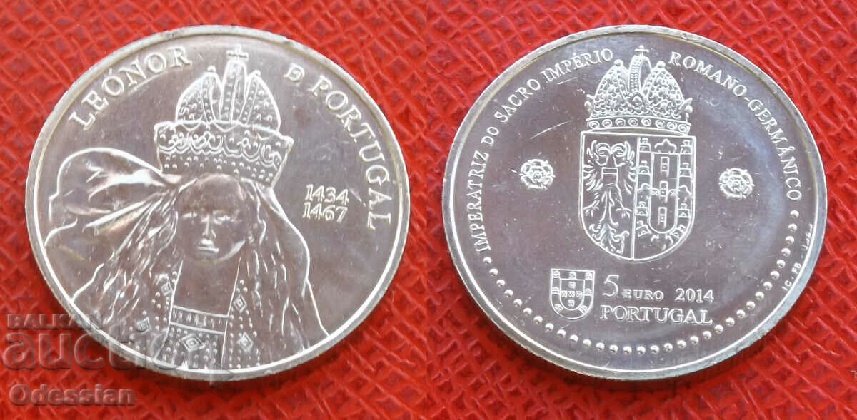 Portugal • Leonor of Portugal • 5 euro • 2014