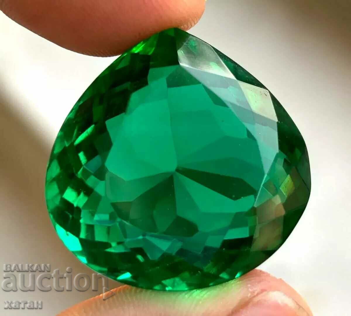 BZC! 17.10 Carat Natural Green Topaz from 1 Penny!