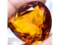 BZC!16.90 Carat Natural Gold Topaz Pear from 1 Penny!