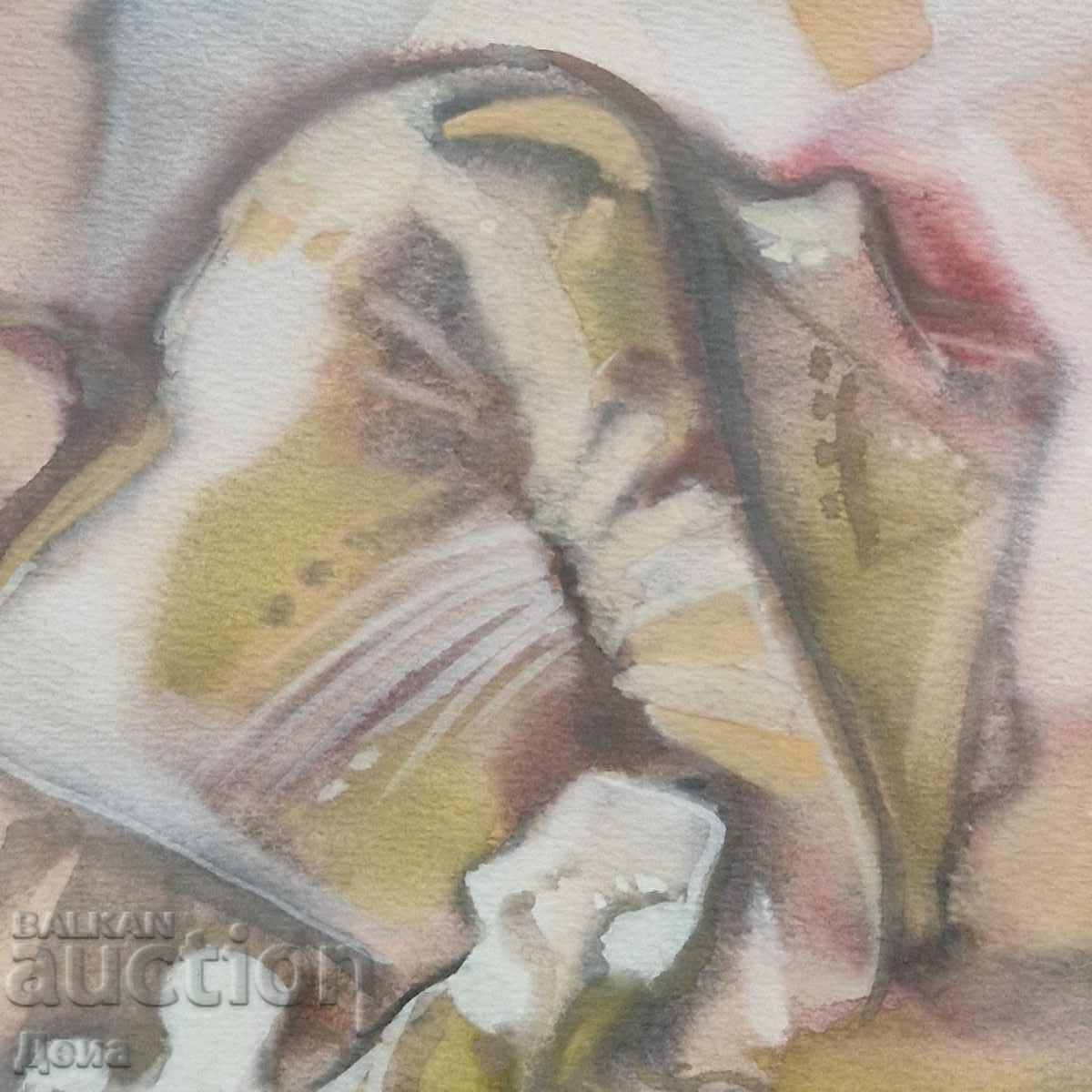 Prof. Bisera Wave watercolor 1992. - 5 Prof. Bisera Wave watercolor 1992. - 5