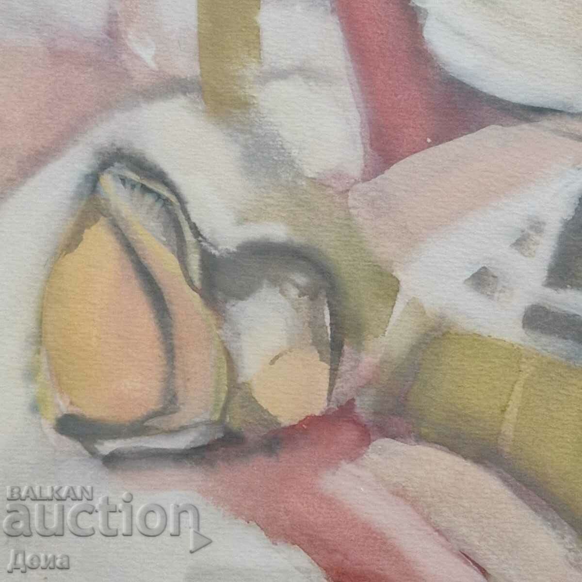 Prof. Bisera Wave watercolor 1992. - 6 Prof. Bisera Wave watercolor 1992. - 6