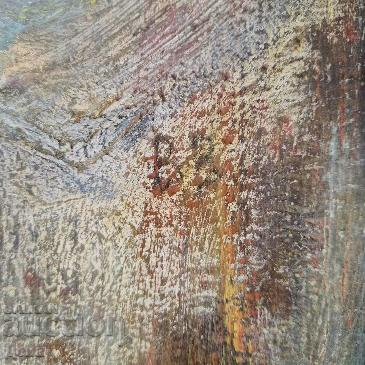 Auction Violeta Vaptsarova painting 1989 Auction Violeta Vaptsarova painting 1989