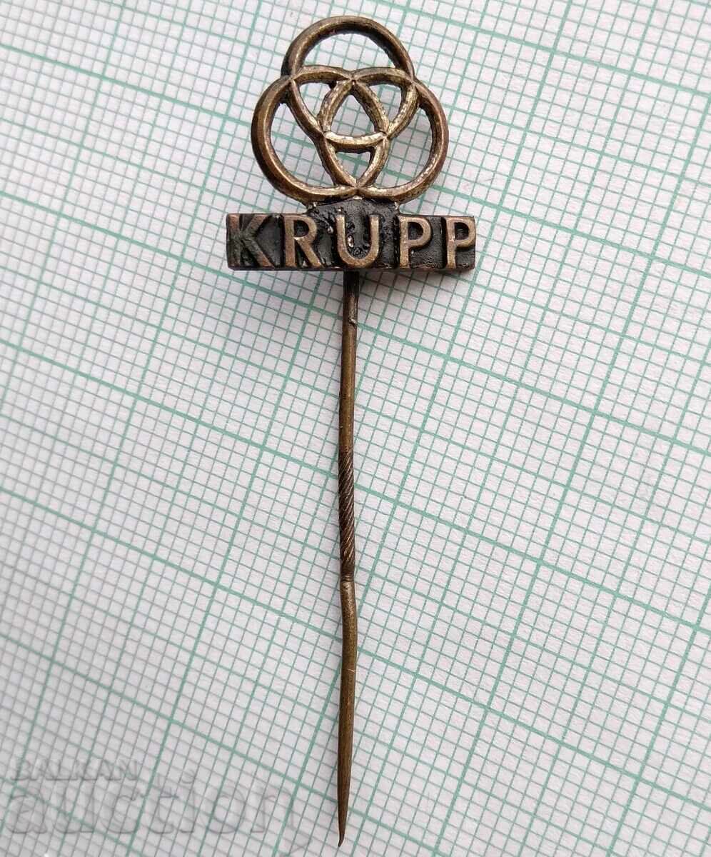 16806 Badge - Krupp Military Industry Autumn Germany with price 1.00 BGN | € 0.51 16806 Badge - Krupp Military Industry Autumn Germany with price 1.00 BGN | € 0.51
