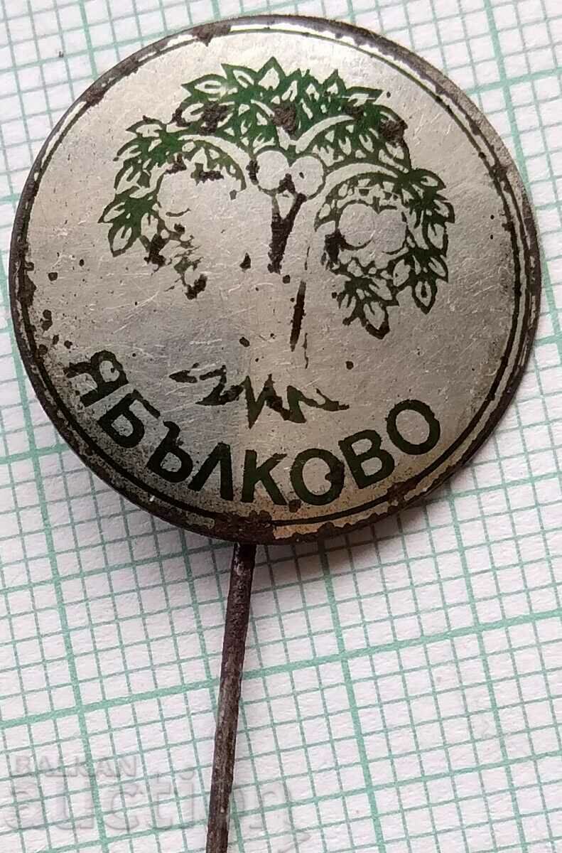 16813 Badge - coat of arms of Yablkovo village