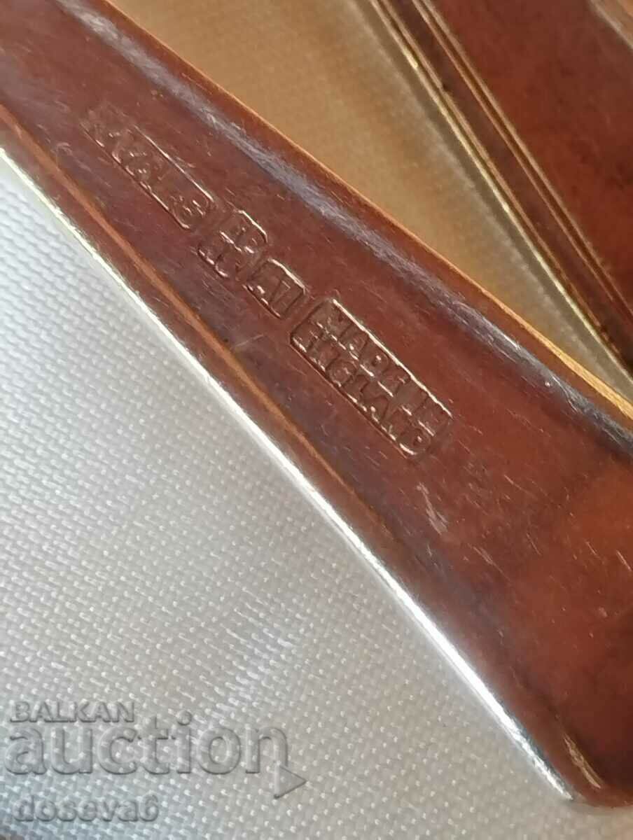 7 silver-plated spoons 6 pcs. with a size of 12 cm., the single 13.5 - 7