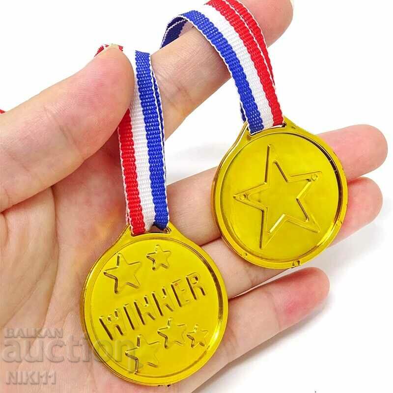 Children's gold medal for awarding, gold medals with price 4.00 BGN | € 2.05 Children's gold medal for awarding, gold medals with price 4.00 BGN | € 2.05