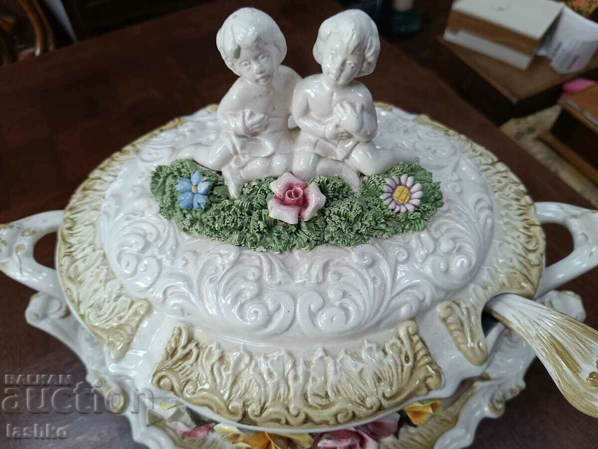 Old soup bowl with price 399.99 BGN | € 204.51