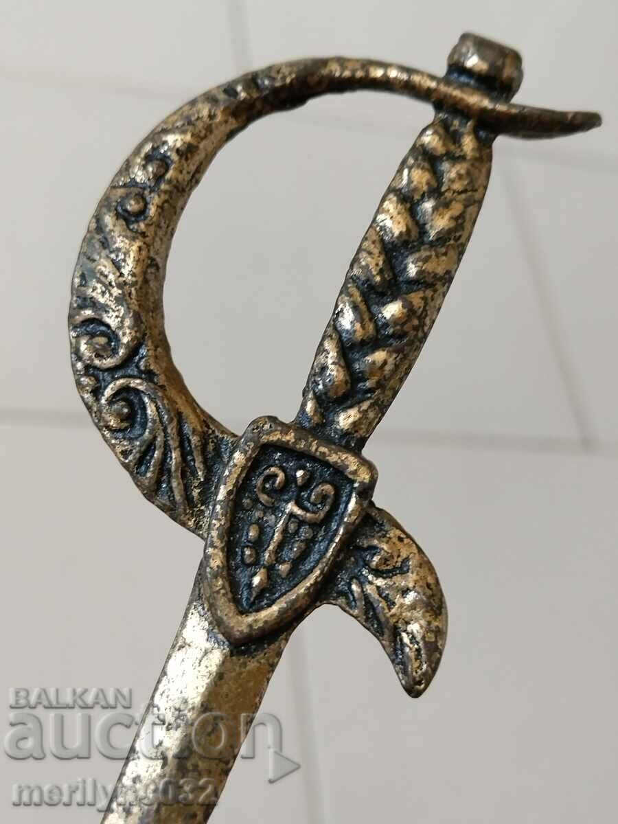 Bronze Letter Knife Saber - 5 Bronze Letter Knife Saber - 5