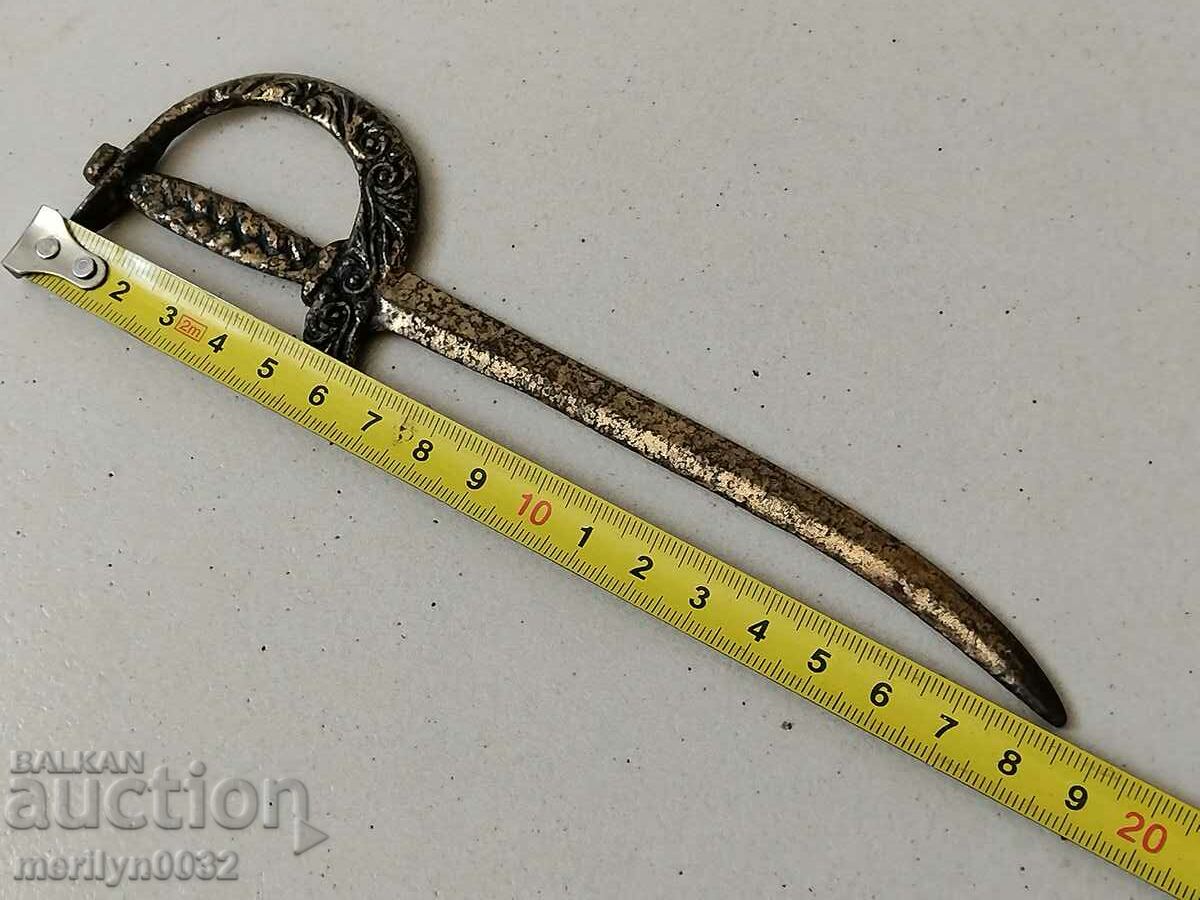 Bronze Letter Knife Saber - 6 Bronze Letter Knife Saber - 6