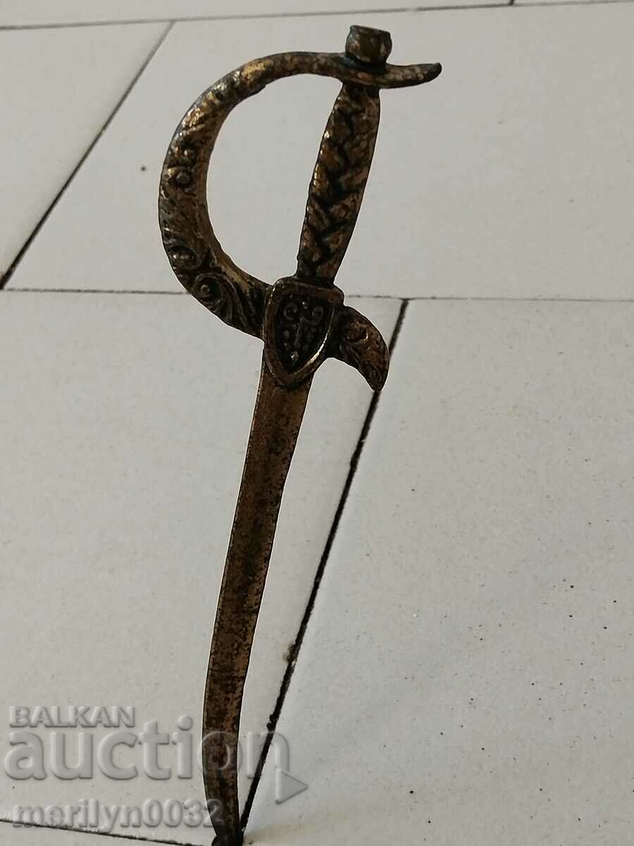 Bronze Letter Knife Saber - 7 Bronze Letter Knife Saber - 7