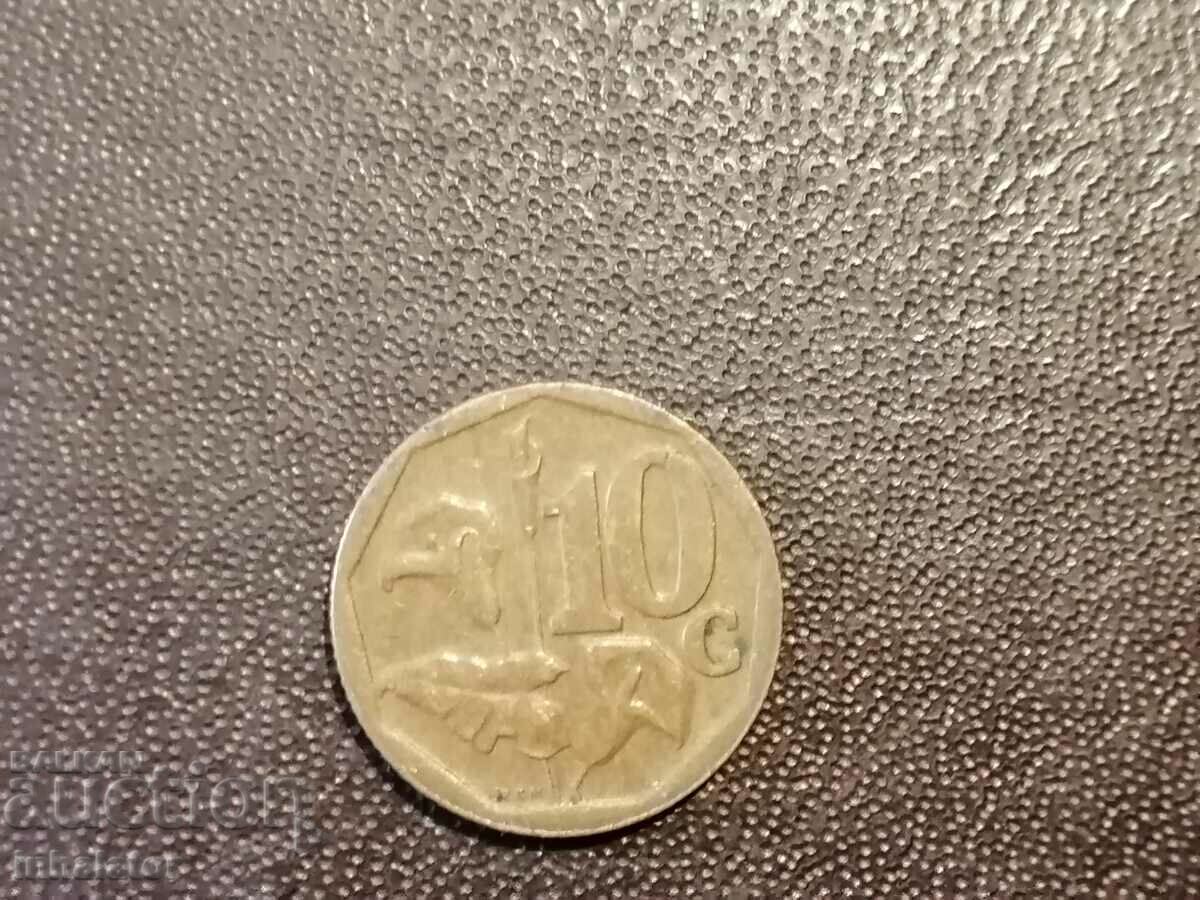 2015 10 cents South Africa