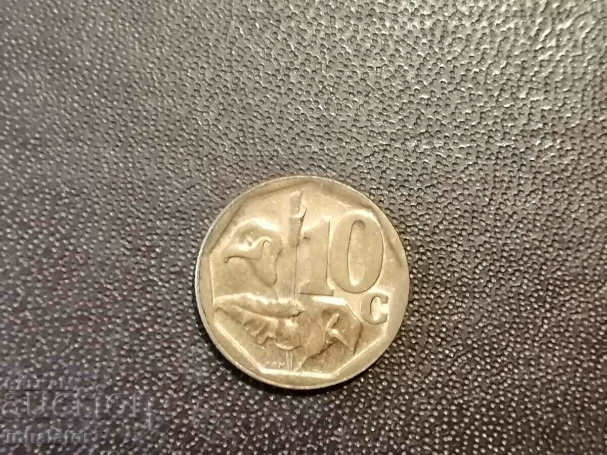 2015 10 cents South Africa