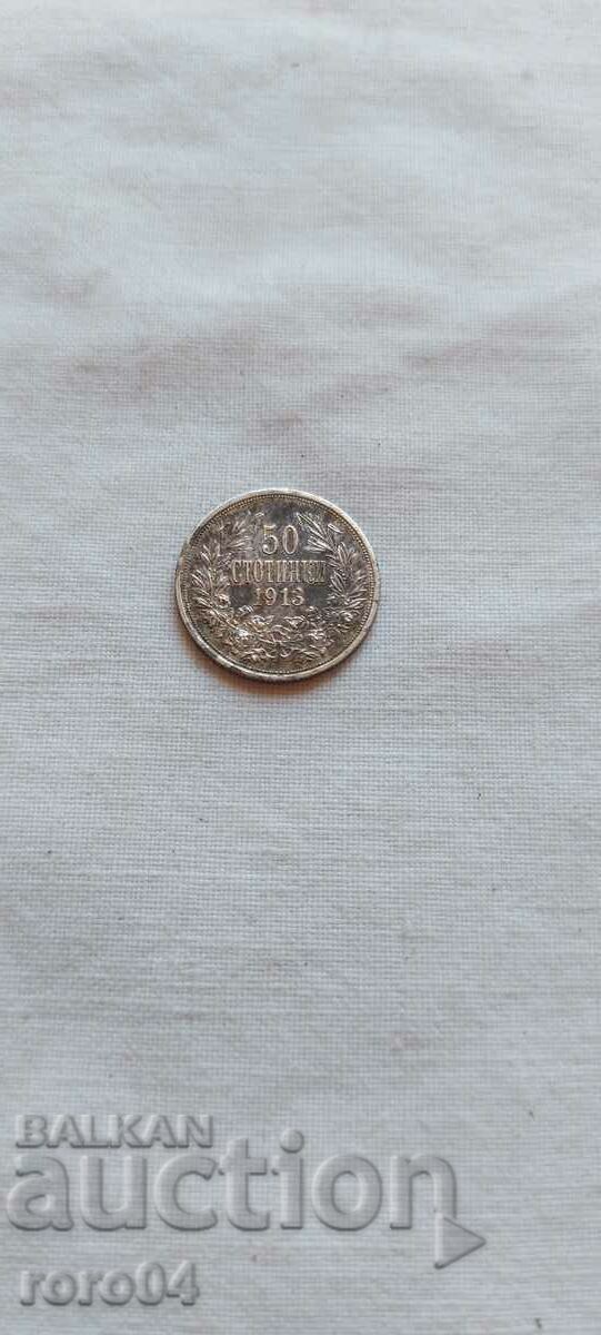 50 CENTS 1913 - 6 50 CENTS 1913 - 6