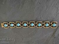 Silver bracelet with enamel, old beautiful 4.08.24