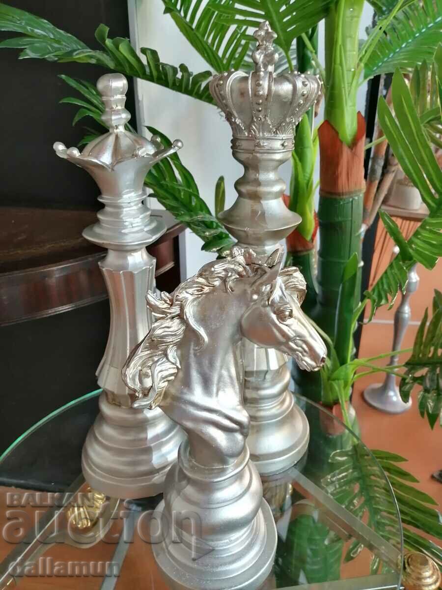 decorative set of chess pieces