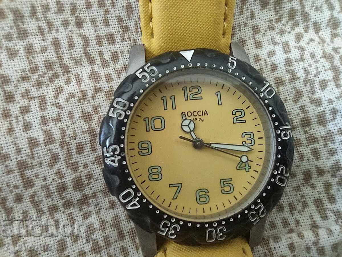 Manual watch, Boccia, Titanium elegant, 31.07.2024 Manual watch, Boccia, Titanium elegant, 31.07.2024