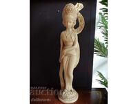 ancient chinese goddess statuette