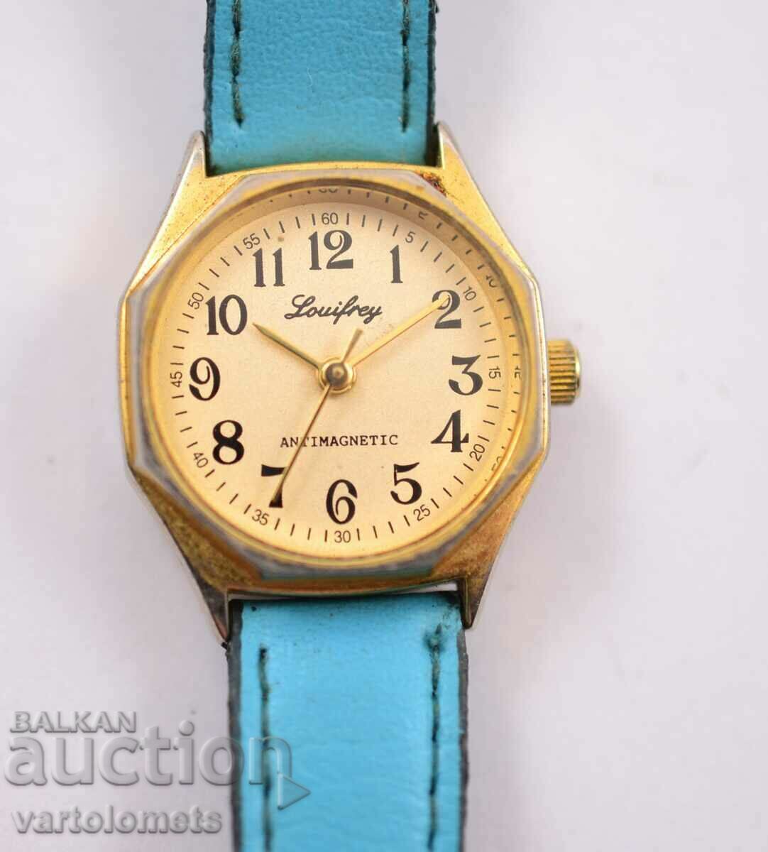 Γυναικείο επιχρυσωμένο ρολόι Louisfrey - Εργασία