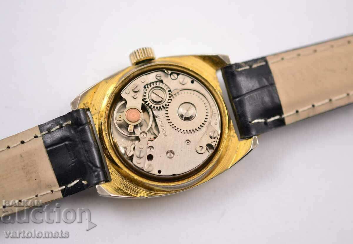 Auction GENIUS de LUXE gold plated women's watch - working Auction GENIUS de LUXE gold plated women's watch - working