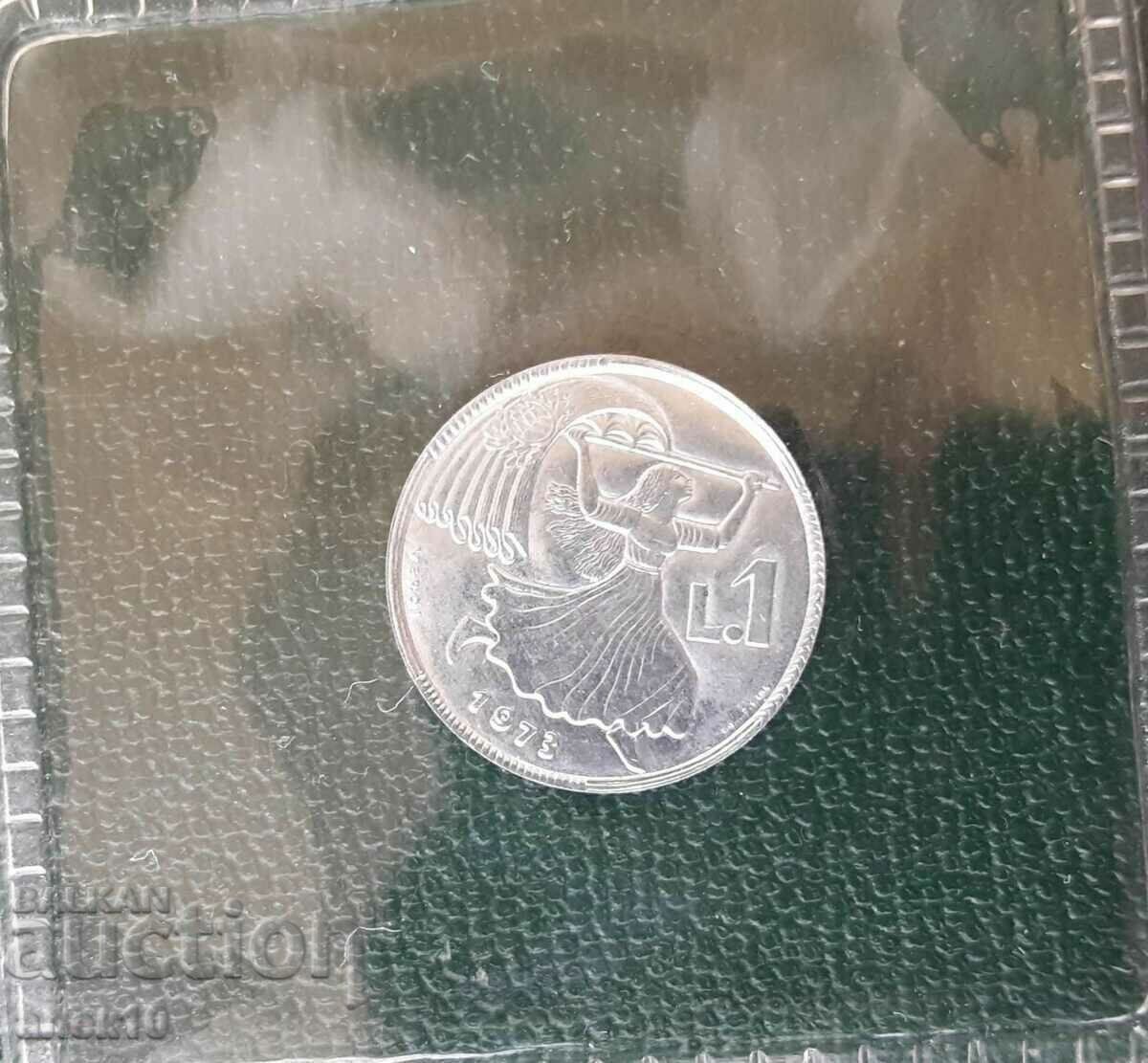 San Marino 1 Lira 1973