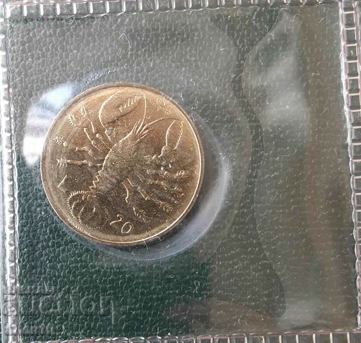 San Marino 20 lire 1974