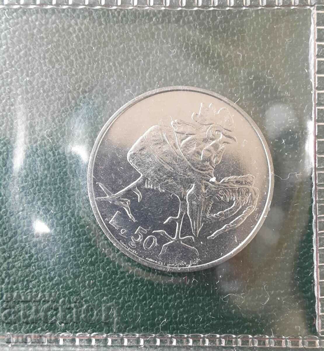 San Marino 50 lire 1974
