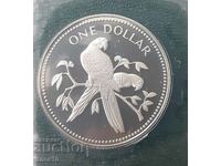Belize 1 Dollar 1974 PROOF
