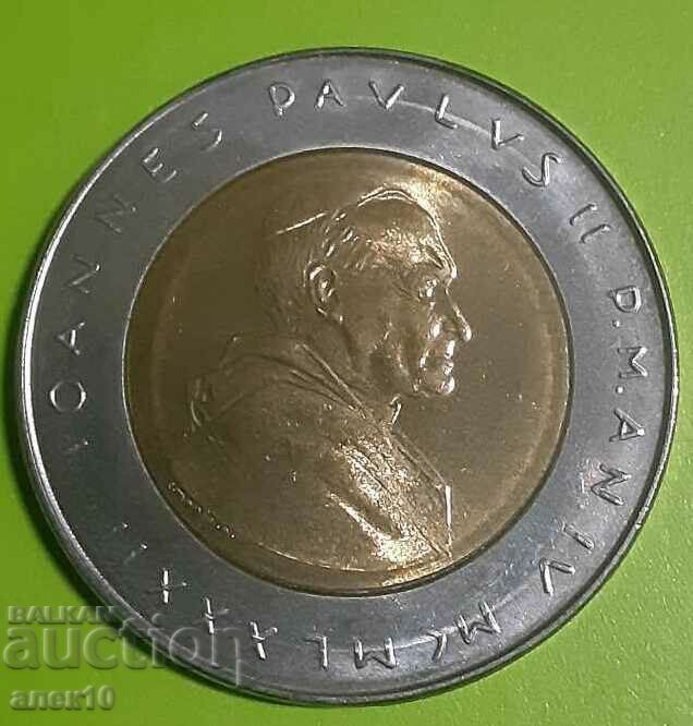 Vatican 500 lira 1982