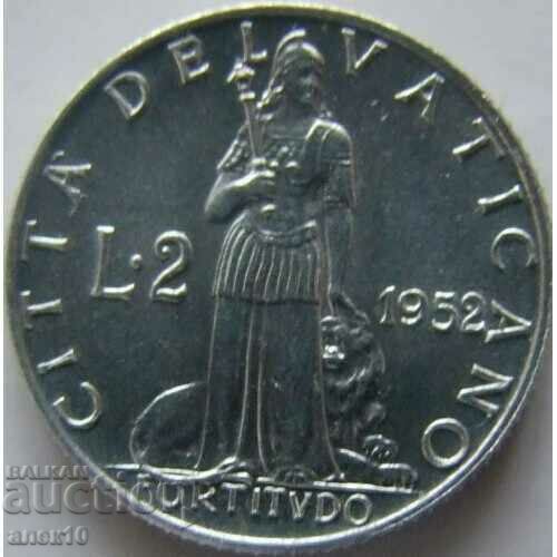 Vatican 2 lira 1952