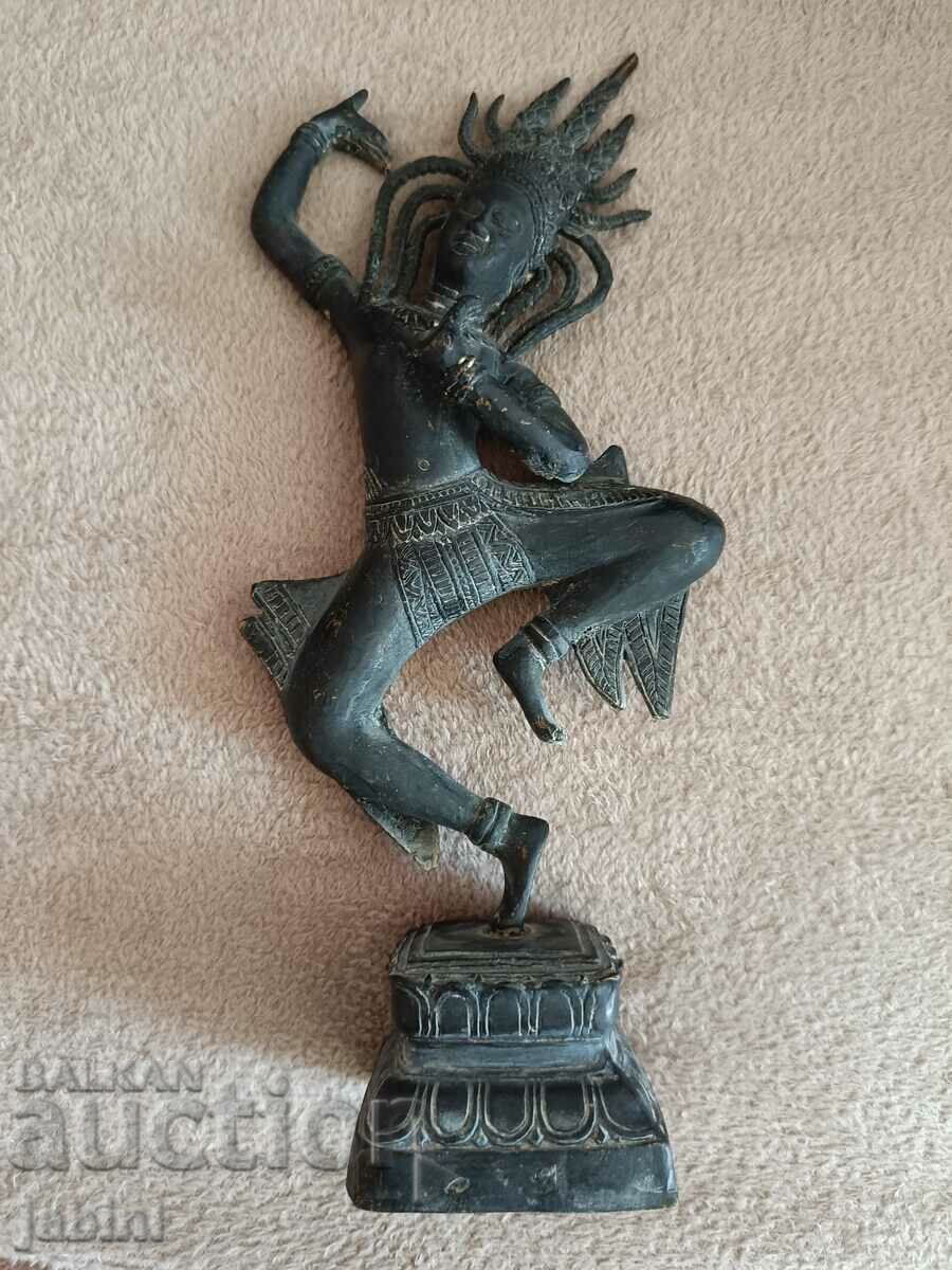 Bronze statuette Dancing Apsara - Cambodia