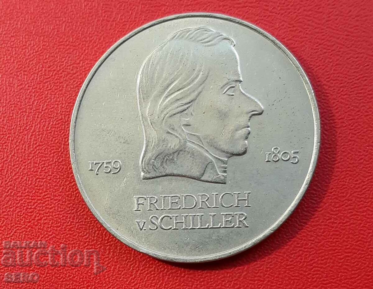 Германия-ГДР-20 марки 1972-Шилер