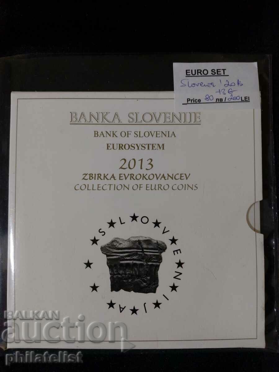 Словения 2013 - Комплектен банков евро сет - 10 монети BU