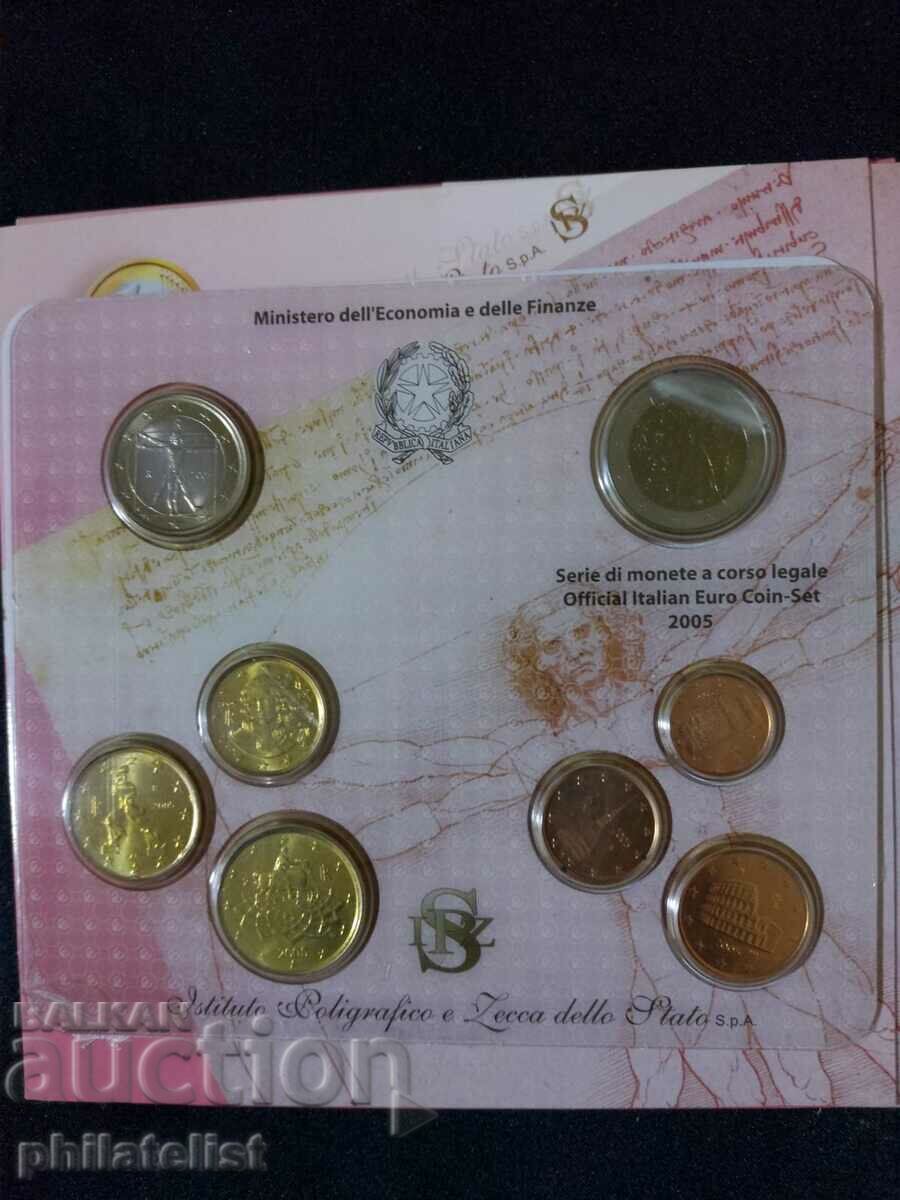 Italy 2005 - Complete bank euro set from 1 cent to 2 euros with price 60.00 BGN | € 30.68 Italy 2005 - Complete bank euro set from 1 cent to 2 euros with price 60.00 BGN | € 30.68