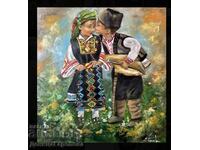 Denitsa Garelova oil painting "Once upon a time" 60/60