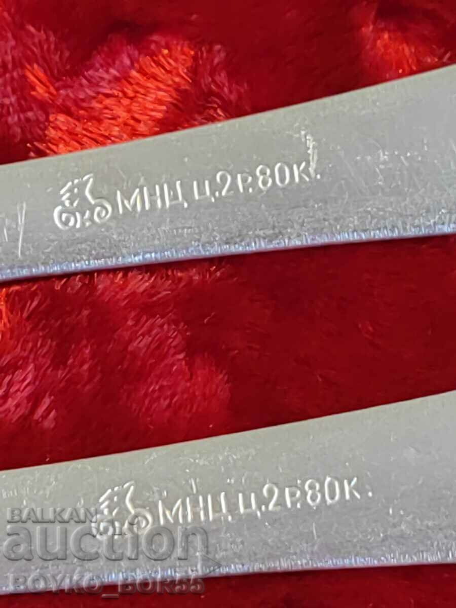 Delivery of Original Russian Soc USSR Melchior Deep Silver Plated Forks Delivery of Original Russian Soc USSR Melchior Deep Silver Plated Forks