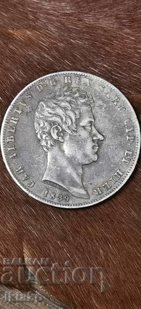 5 лири 1839г.