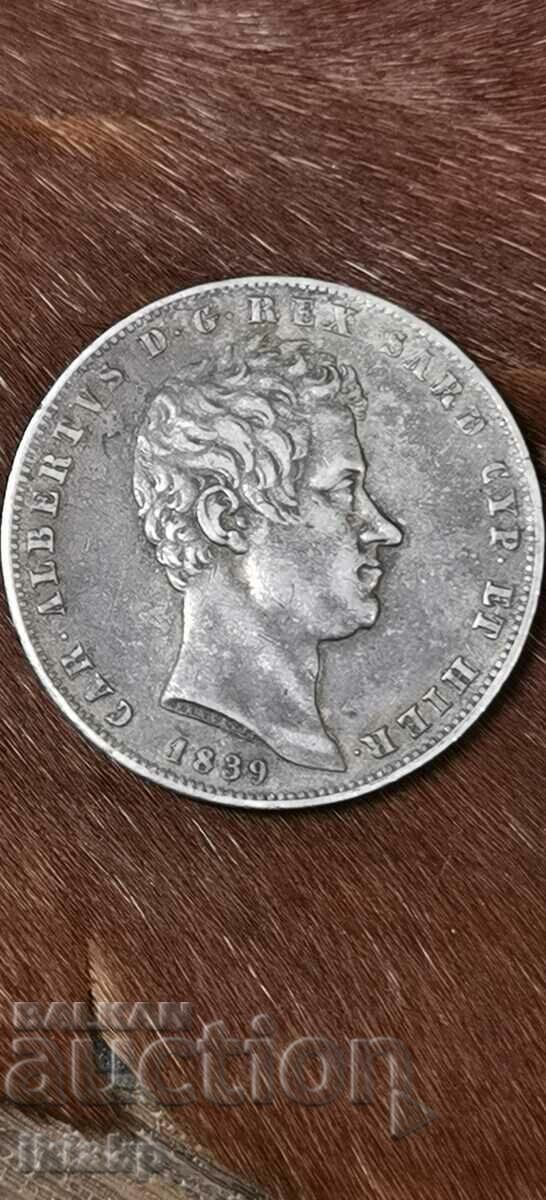 5 λιρ 1839.