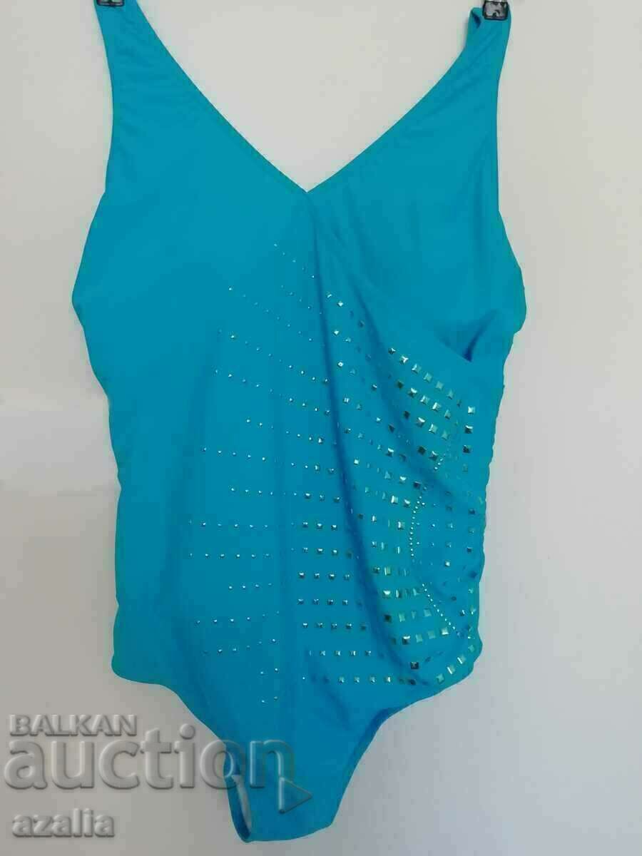 Blue one piece swimsuit size 50/52