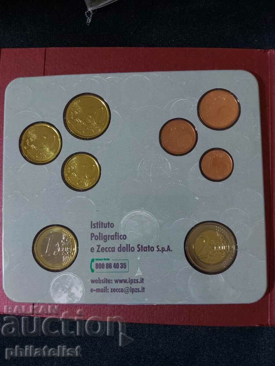 Auction Italy 2008 - Complete bank euro set from 1 cent to 2 euros Auction Italy 2008 - Complete bank euro set from 1 cent to 2 euros