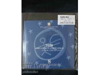 Италия 2009 - Комплектен банков евро сет + 2 евро - 9 монети