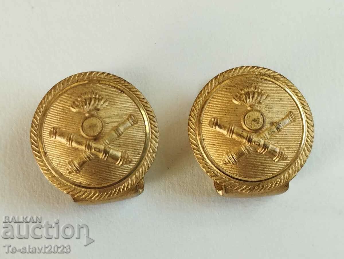 1900 Italy Artillery Officer's BELT CARRIERS, button