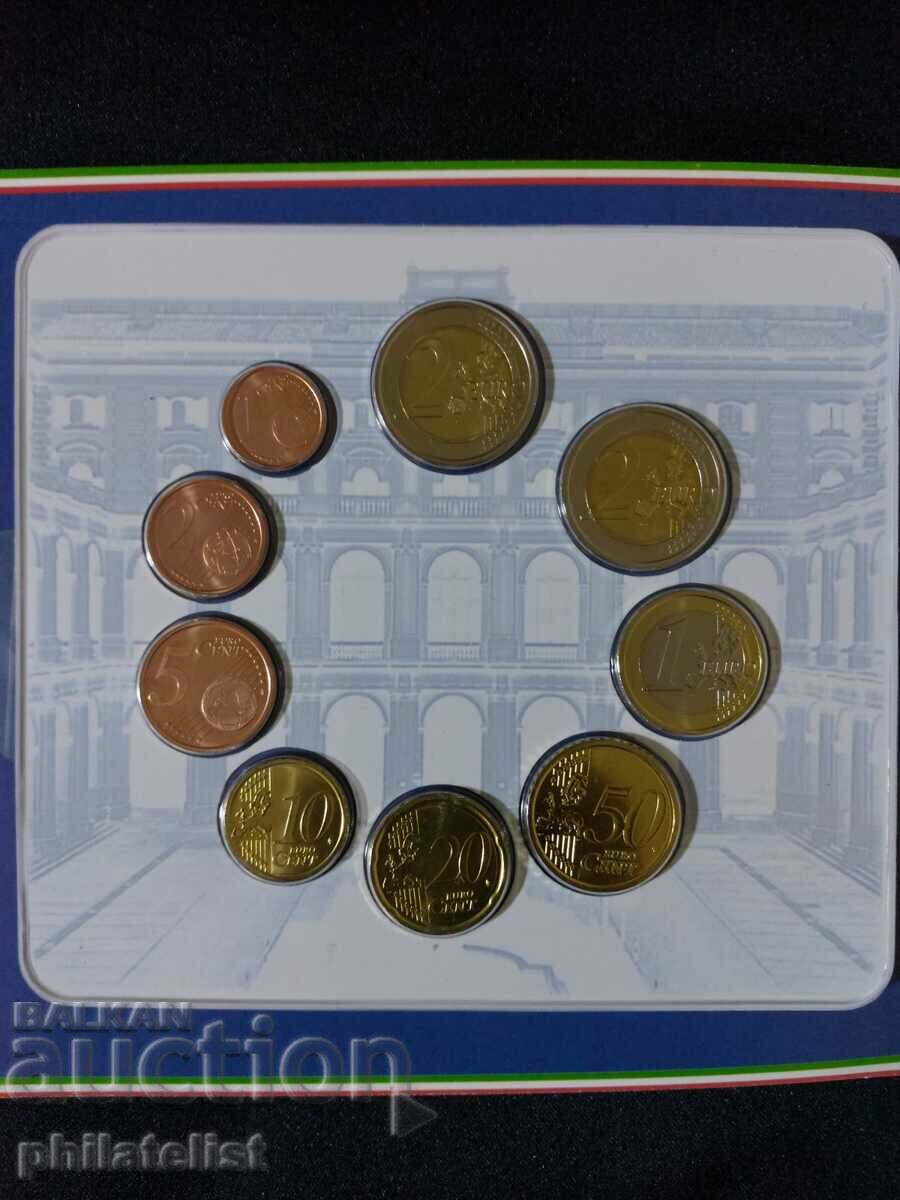 Auction Italy 2010 - Complete Bank Euro Set - 9 coins BU Auction Italy 2010 - Complete Bank Euro Set - 9 coins BU