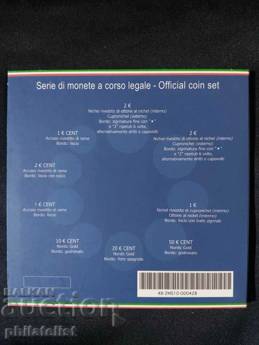 Delivery of Italy 2010 - Complete Bank Euro Set - 9 coins BU Delivery of Italy 2010 - Complete Bank Euro Set - 9 coins BU