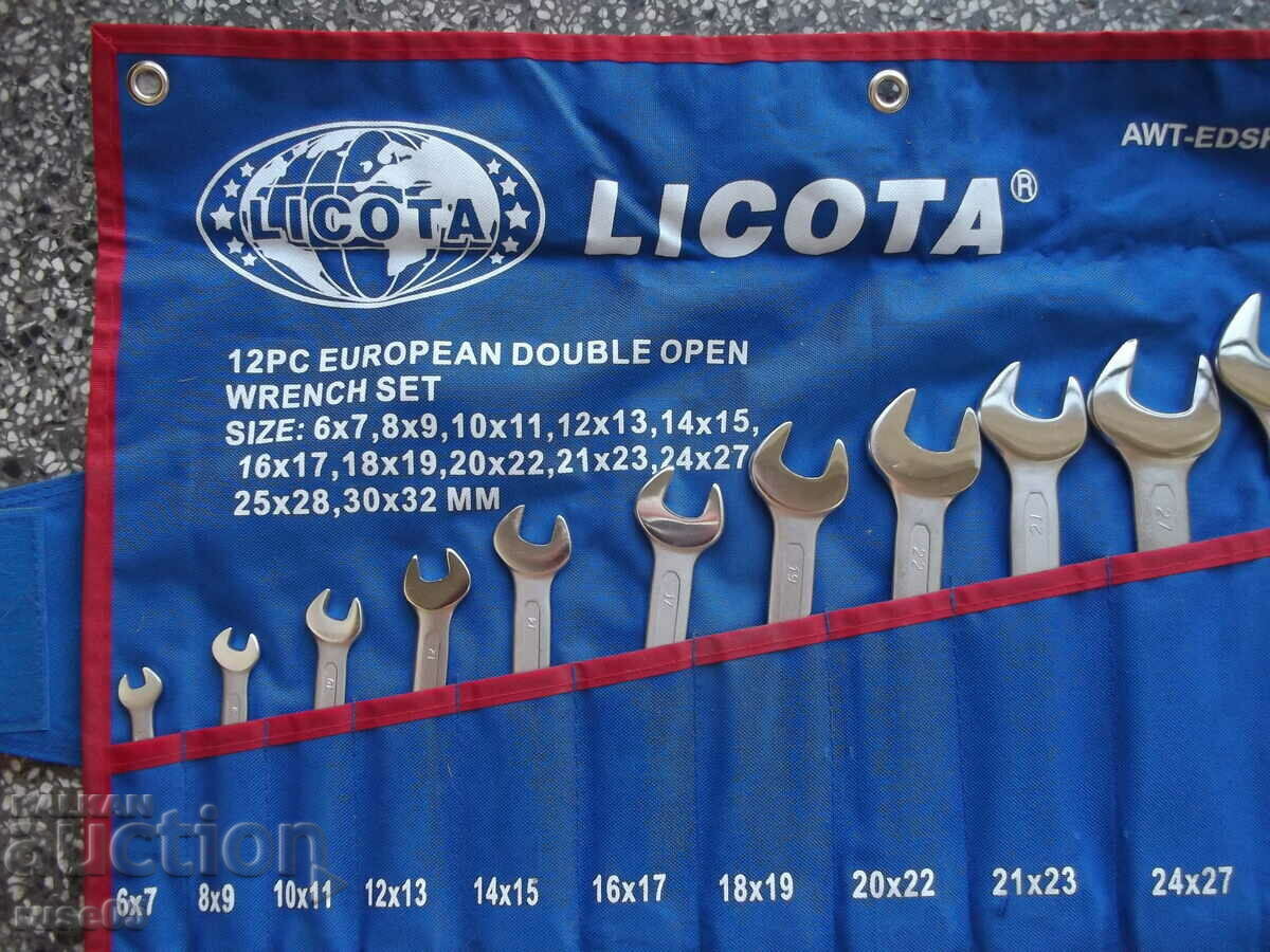 Δημοπρασία Κλειδιά "LICOTA, SW 6-32 mm" Σετ κλειδί διπλής όψης καινούργιο